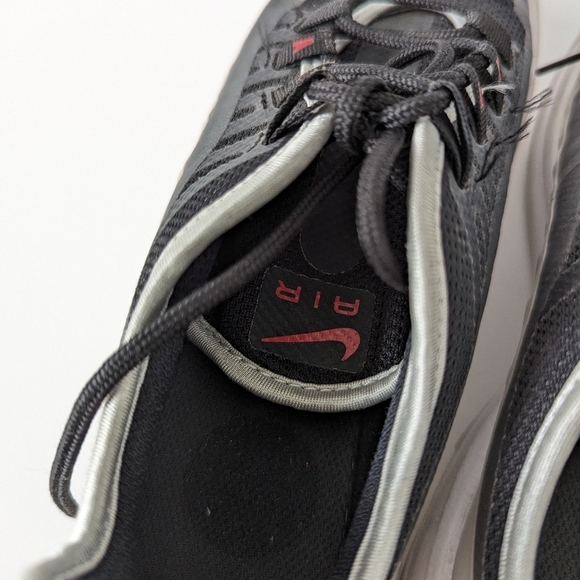 Nike Air Max 97 Kids' Sneakers Size 3Y - Classic Black & White with Red Swoosh - Picture 10 of 11